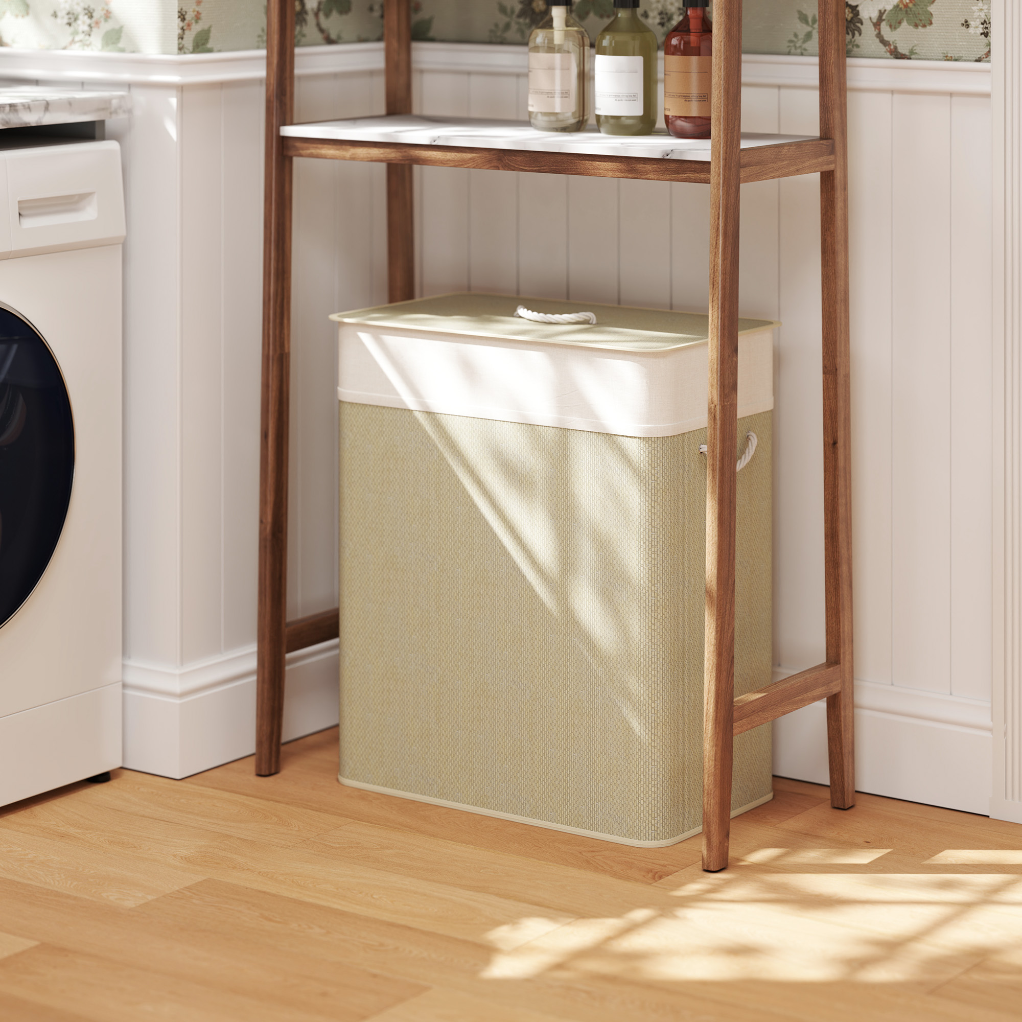 Panier linge double 26.4gal bambou