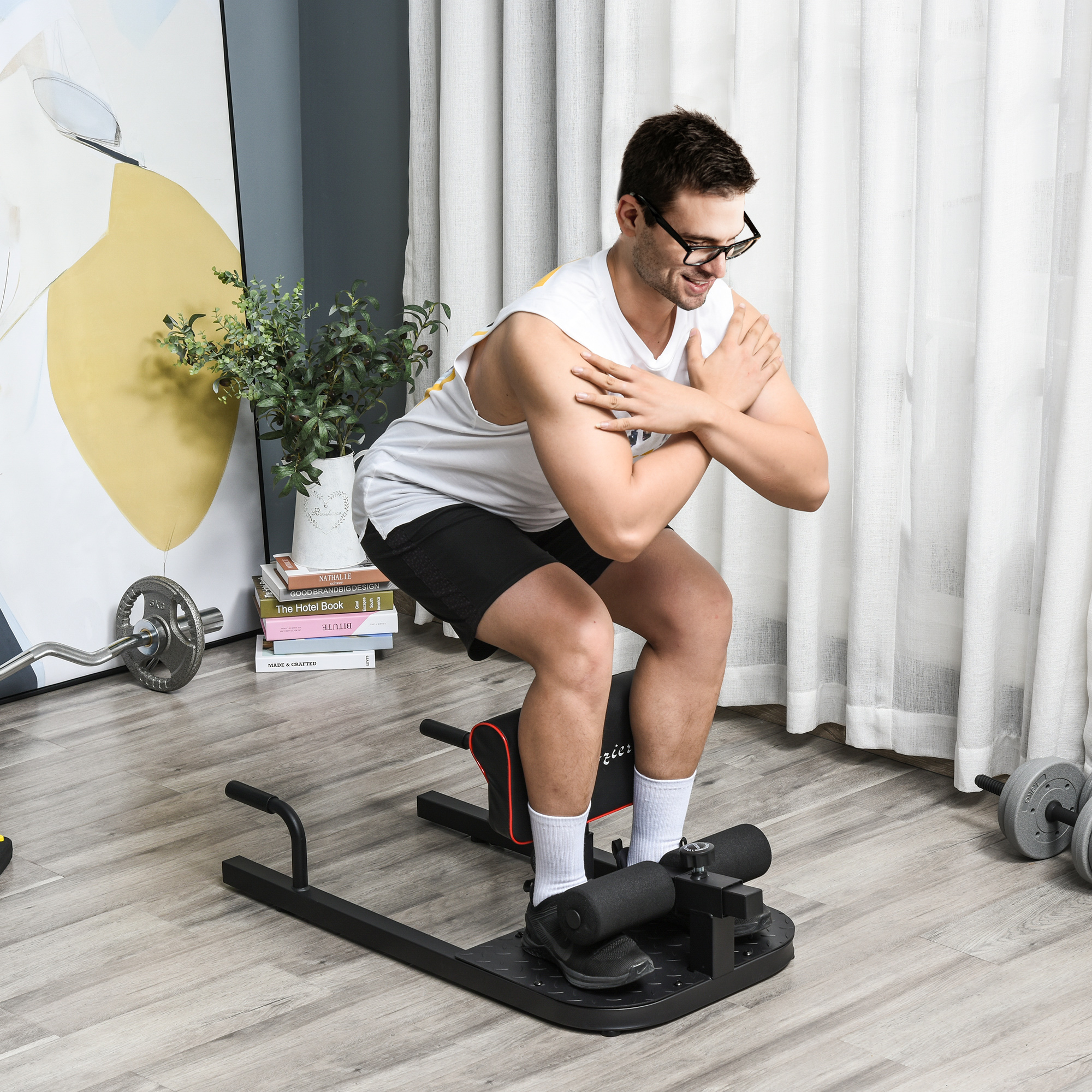 Machine 3 en 1 pompes, abdos, squats fitness