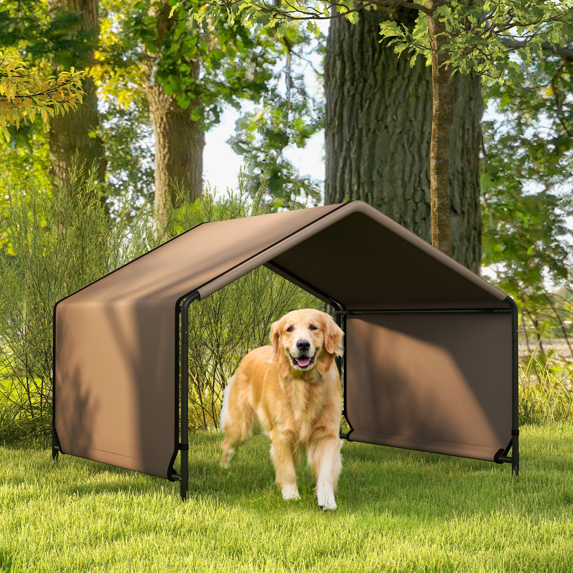 Tente chien portable, protection ombrage