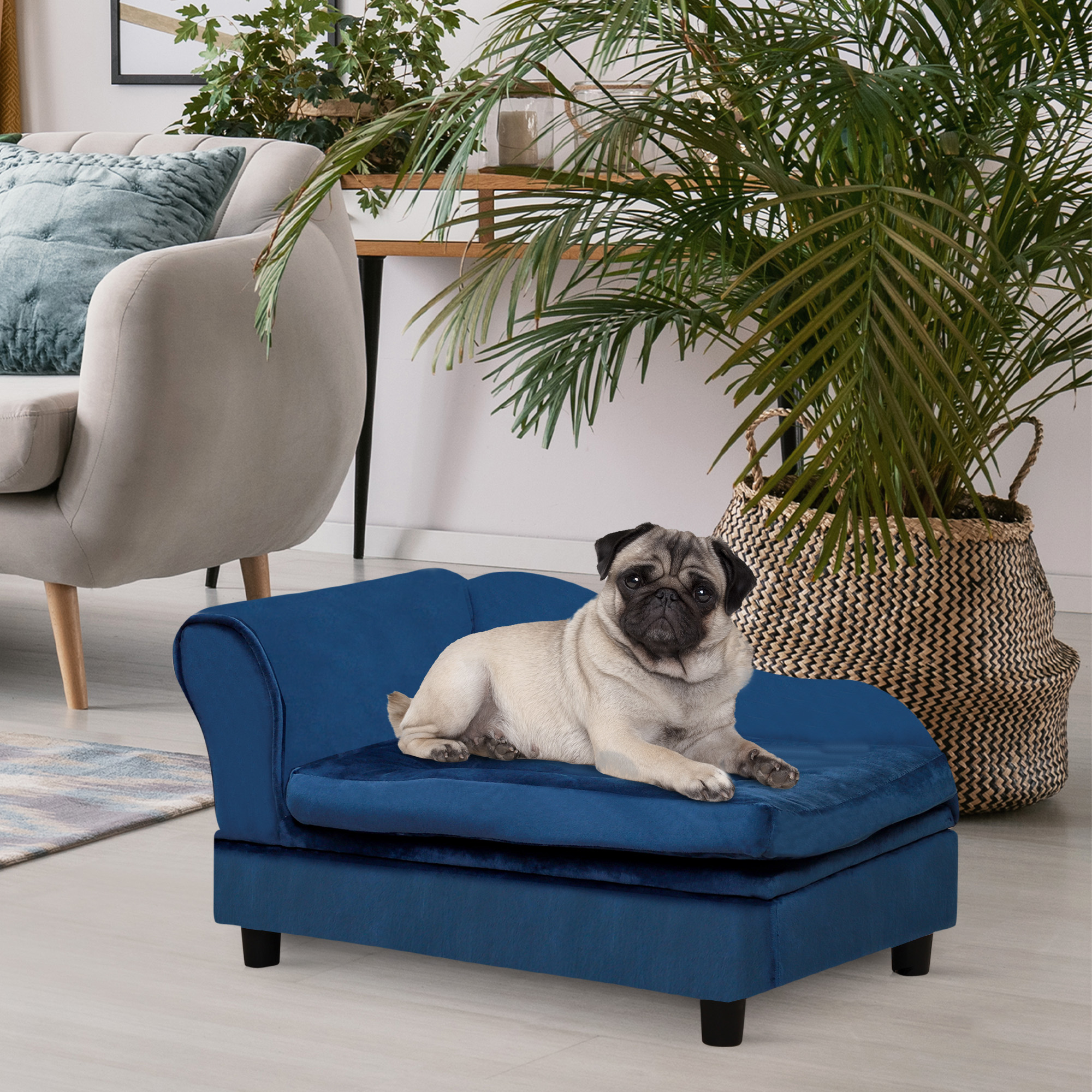 Sofa animal avec rangement chats petits chiens