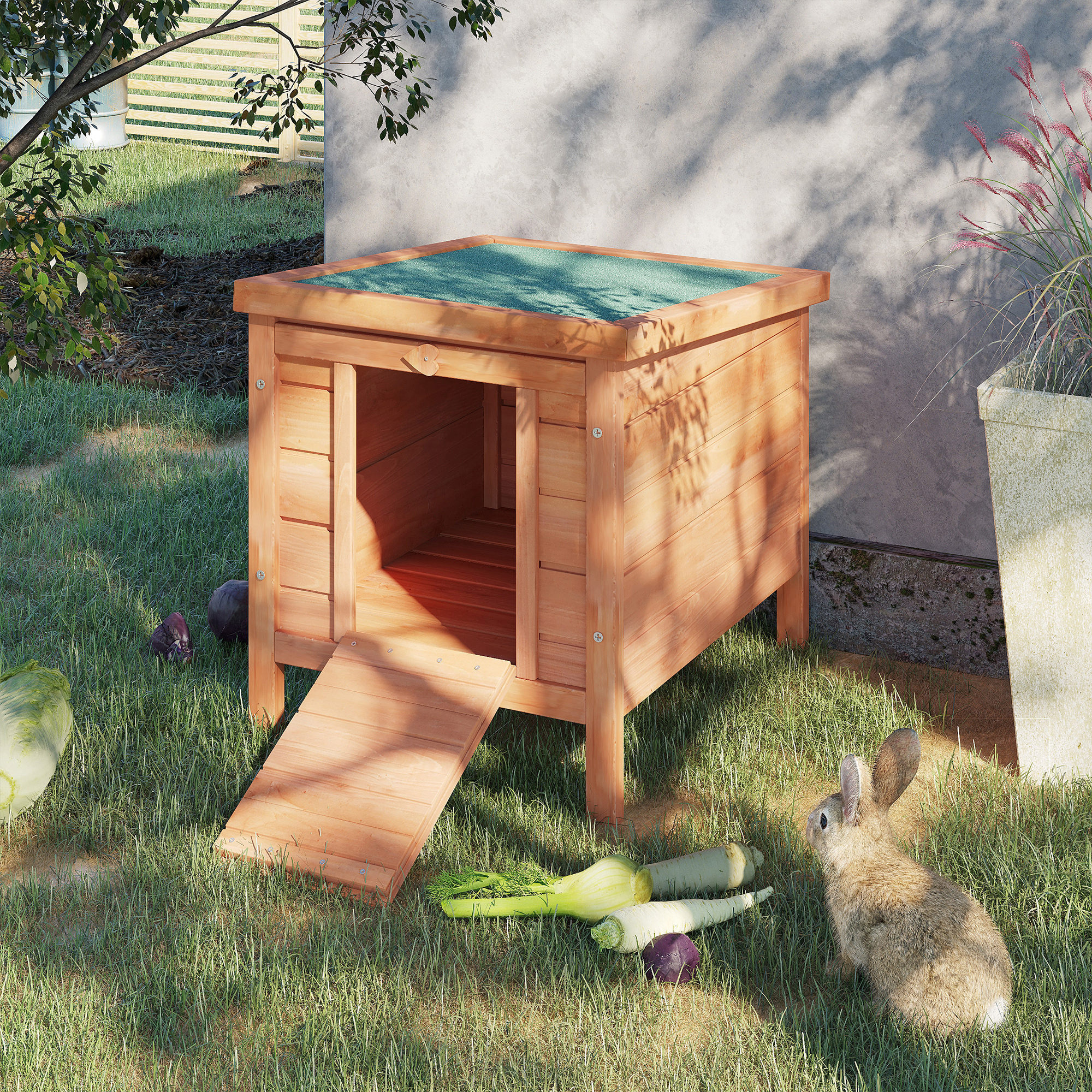 Hutch lapin bois petit animal toit imperméable