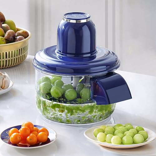 Ormos éplucheur électrique raisin/ail/tomate rechargeable bleu