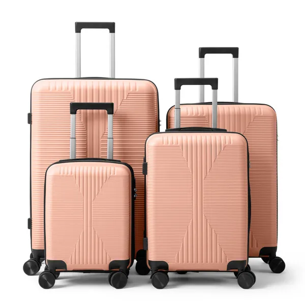 Valise trolley PP non-TSA 16po 20po 24po 28po rose