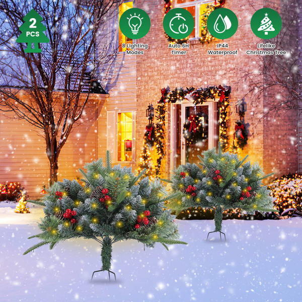 Sapin Noël artificiel 50 LED minuteur