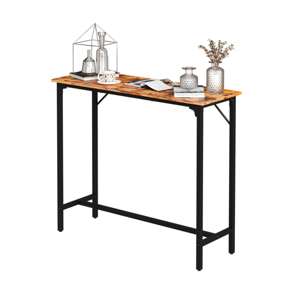 Table bar 43 po brun 209 lb MDF métal