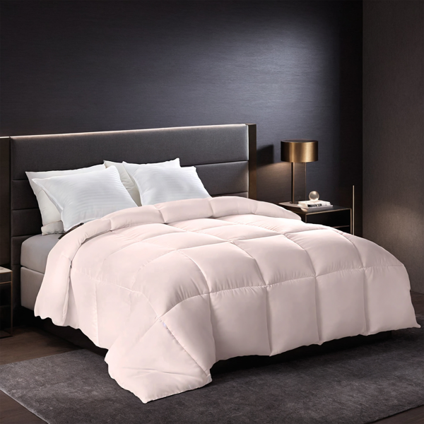 2x Édredon rose oversized design bohème luxe