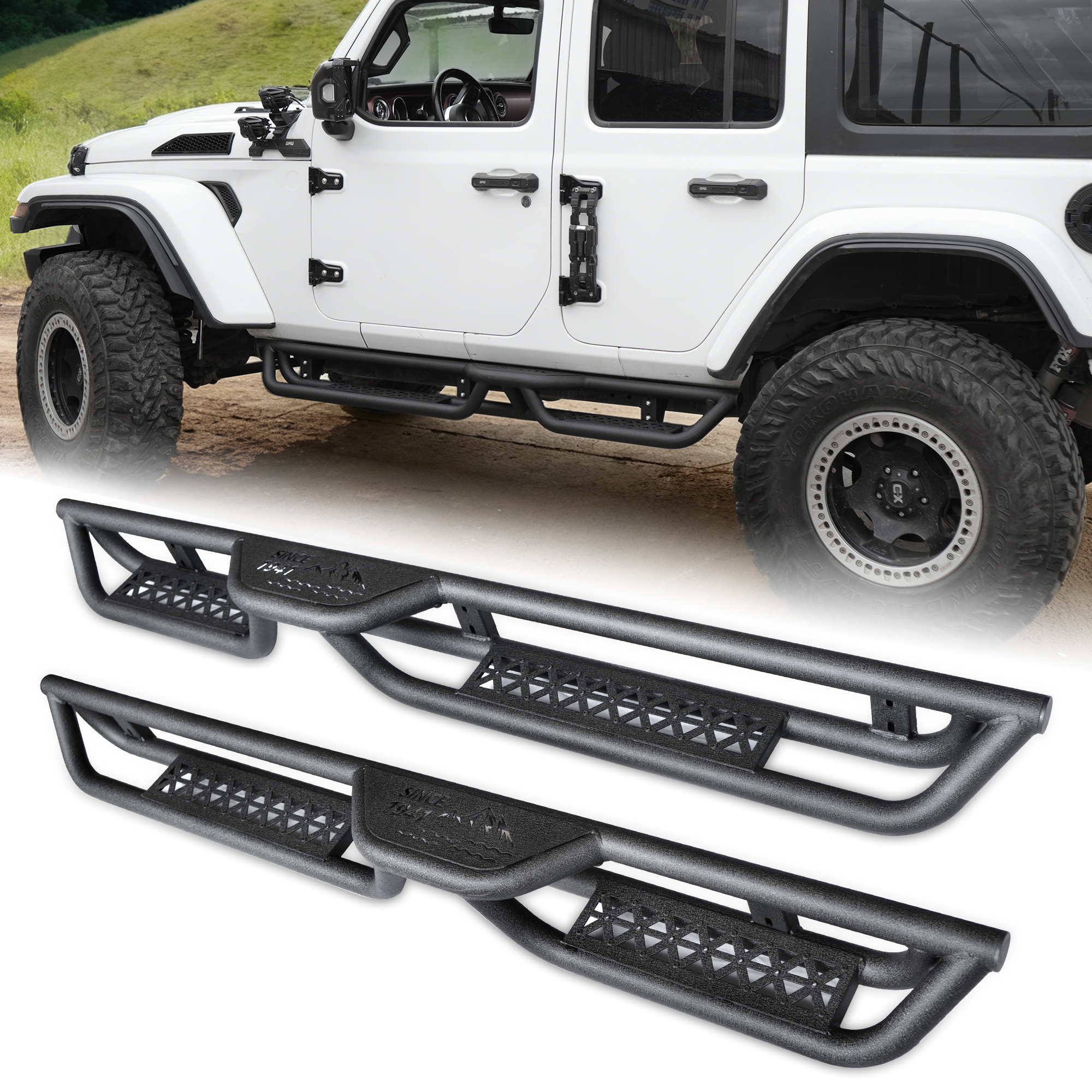 Marche latérale compatible Wrangler JL