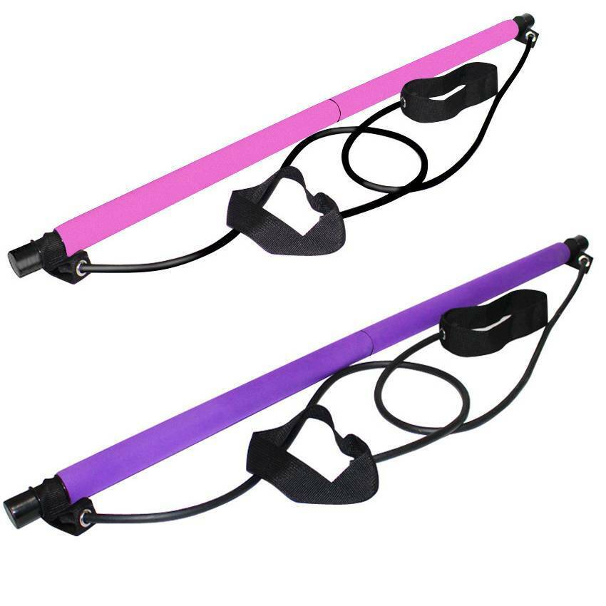 Bâton Pilates exercice femme pédales résistance
