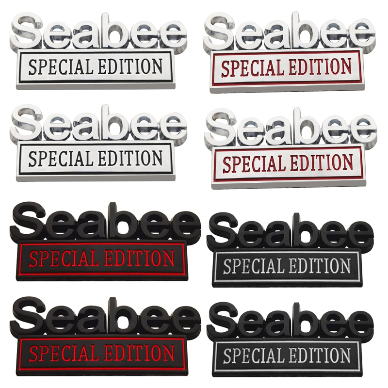 2 emblèmes Seabee édition spéciale badge 3D auto