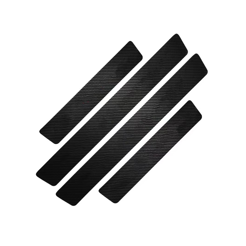 Protecteur seuils porte auto - 4pc caoutchouc universel
