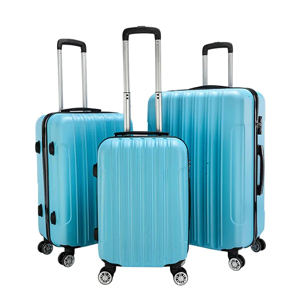 Valise voyage 3-en-1 multifonction bleu grande capacité