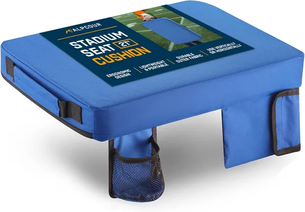 Coussin stade portable épais 21x15po Alpcour