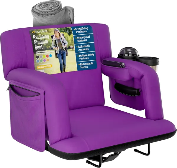 Alpcour Siège gradins premium inclinable, soutien dorsal