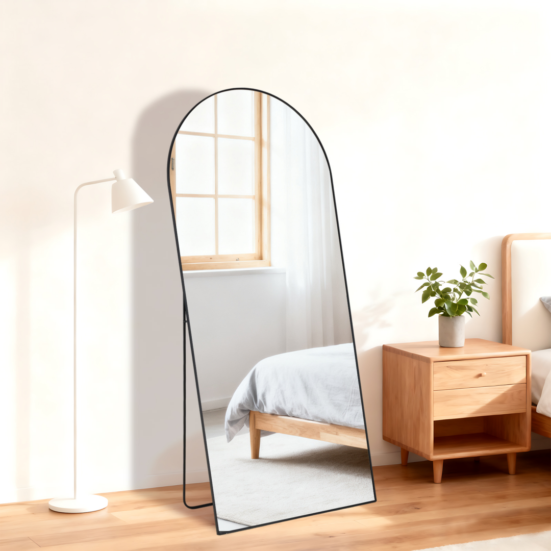 Miroir longueur full body rectangulaire sur pied