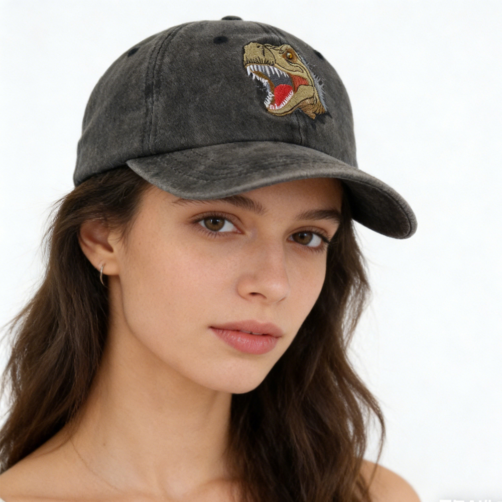 2pc Casquette Dinosaure Mignon Femme Cadeau Amusant