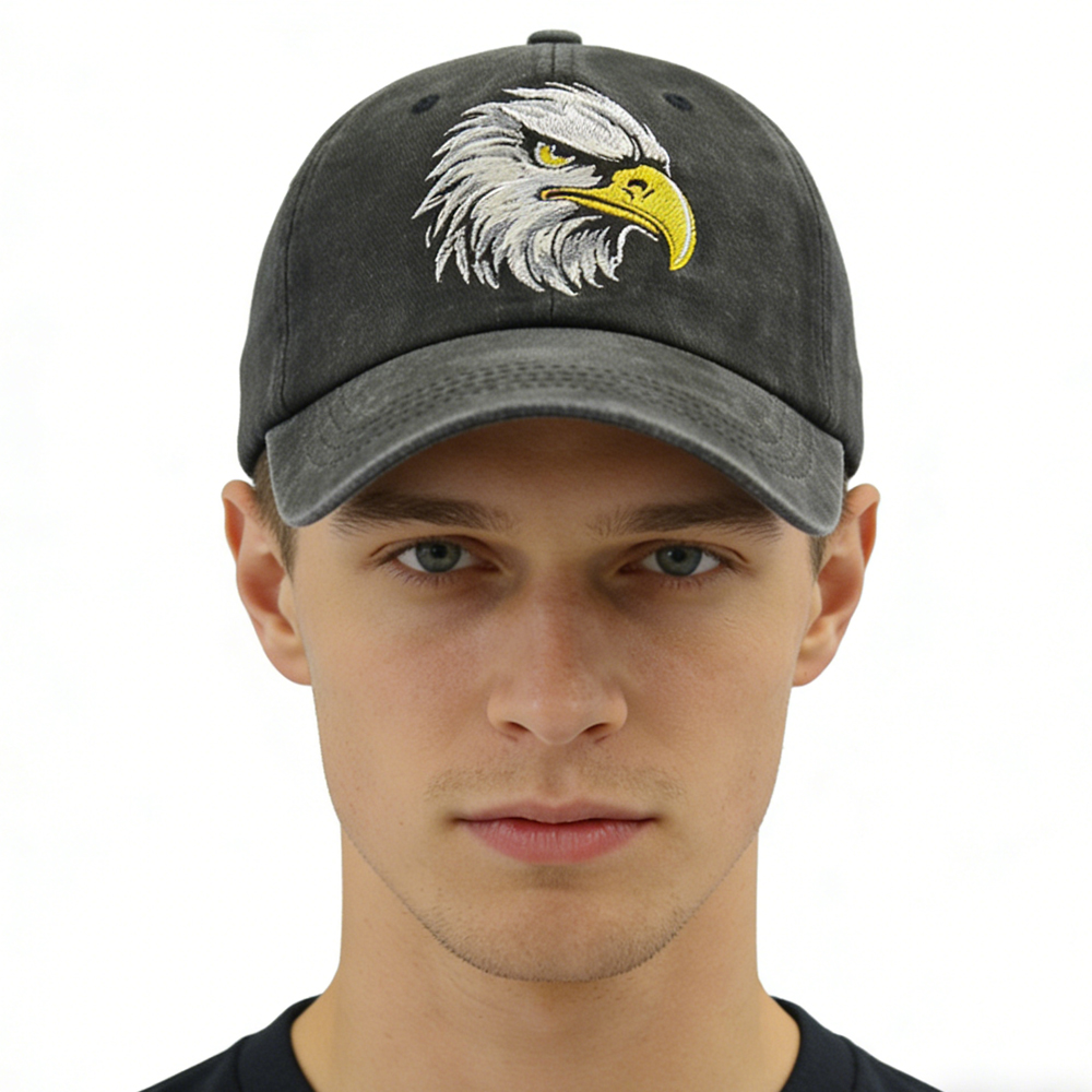 Casquettes Aigle Chauve Brodé