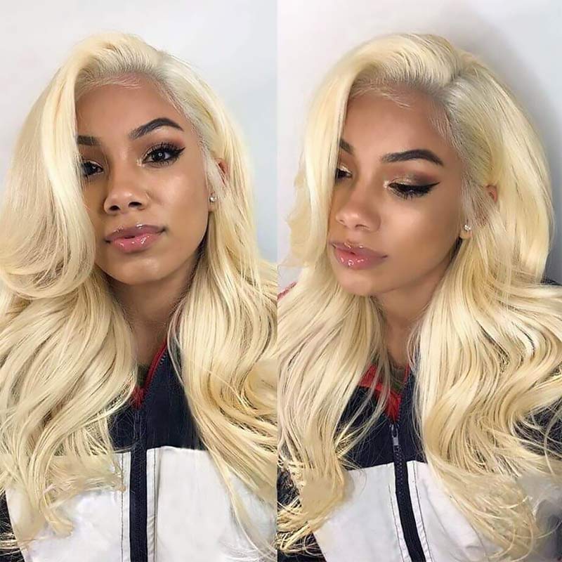 Perruque lace front cheveux humains 613 body wave