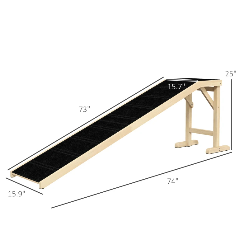 Rampe chien lit tapis antidérapant plateau supérieur