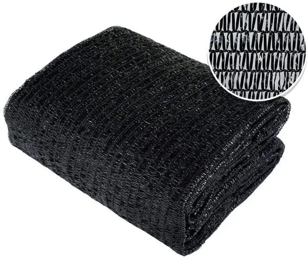 Filet ombrage noir 12pi x 6pi plantes jardin