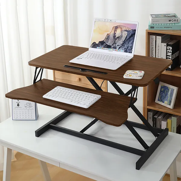 Convertisseur bureau 32po, ajustable assis-debout, 2 moniteurs