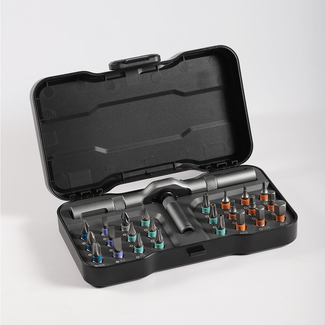 Ensemble tournevis DIY 24-en-1, tournevis ratchet portatif compact