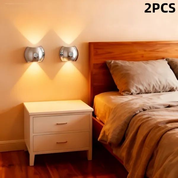 2 lampes chambre salon détecteur mouvement 60 jours batterie