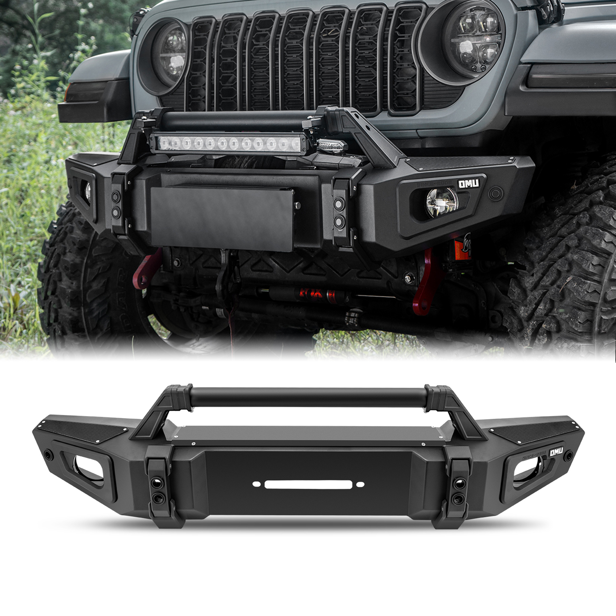 Pare-chocs avant Wrangler JL Gladiator JT