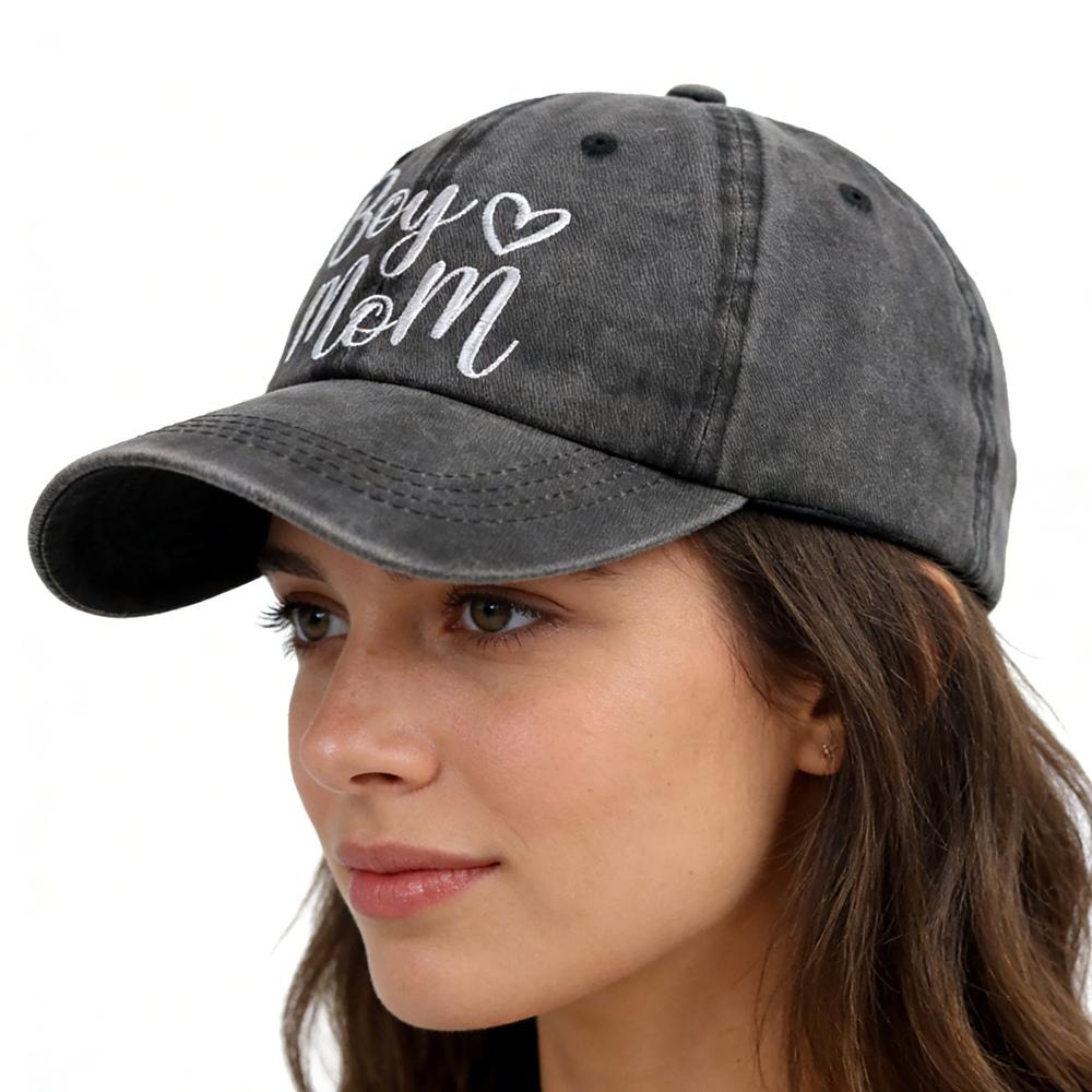 Casquette queue de cheval Boy Mom ajustable fête des mères femme