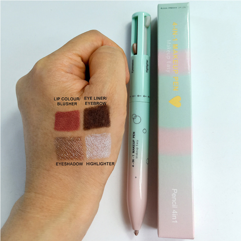 Stylo maquillage 4 en 1 multifonctionnel portable