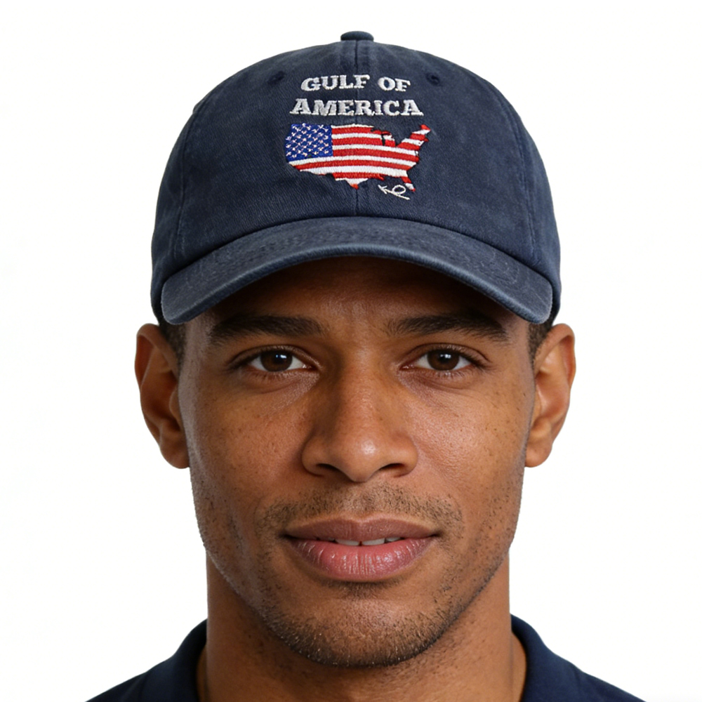 2pc Casquette Golfe Amérique Drapeau Patriote Cadeau Papa Maman