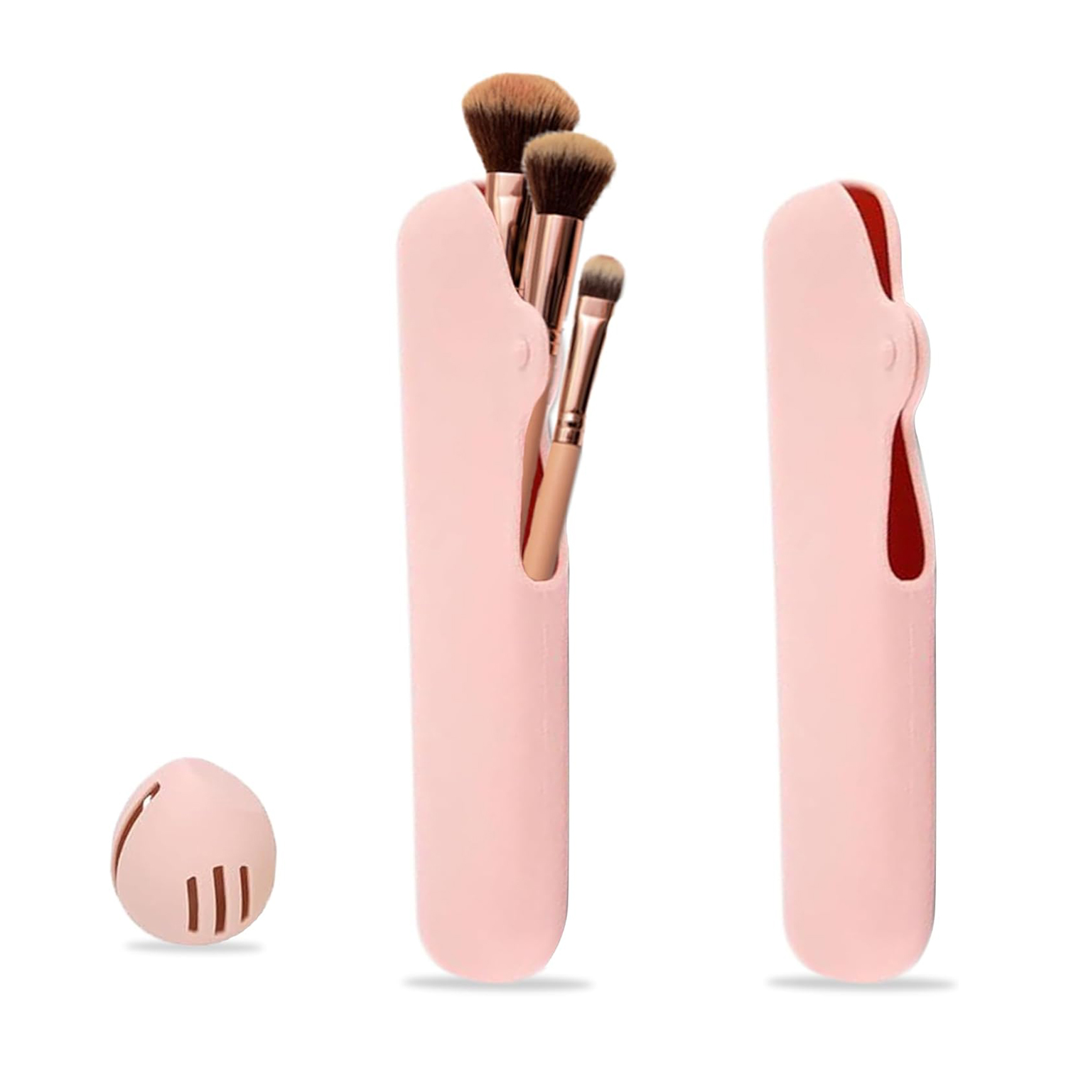 Organiseur pinceaux maquillage silicone cosmétique