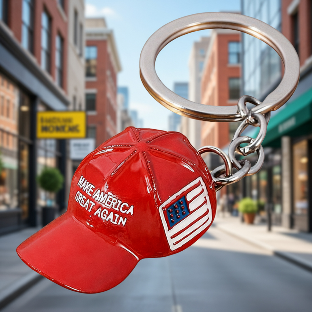 6 porte-clés pendentif casquette Trump