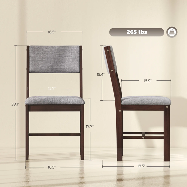 Chaises salle à manger, ensemble 4 pcs (pas livr. fin de semaine)