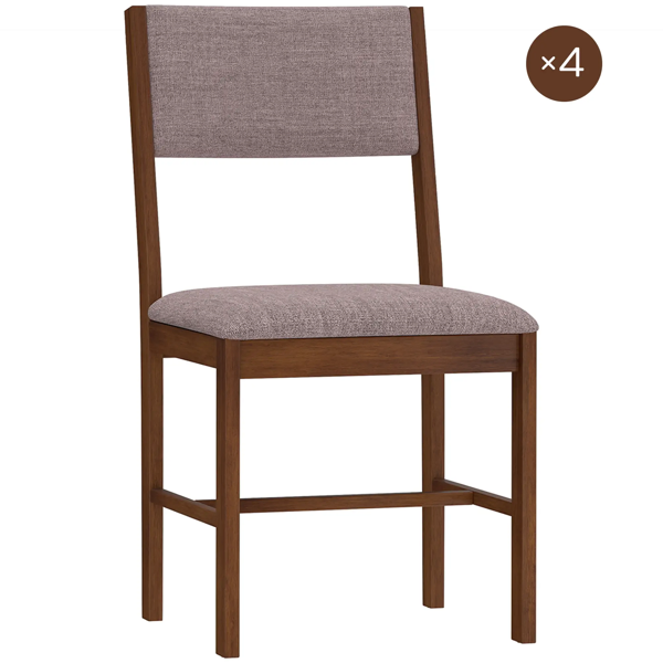 Chaises salle à manger, ensemble 4 pcs (pas livr. fin de semaine)