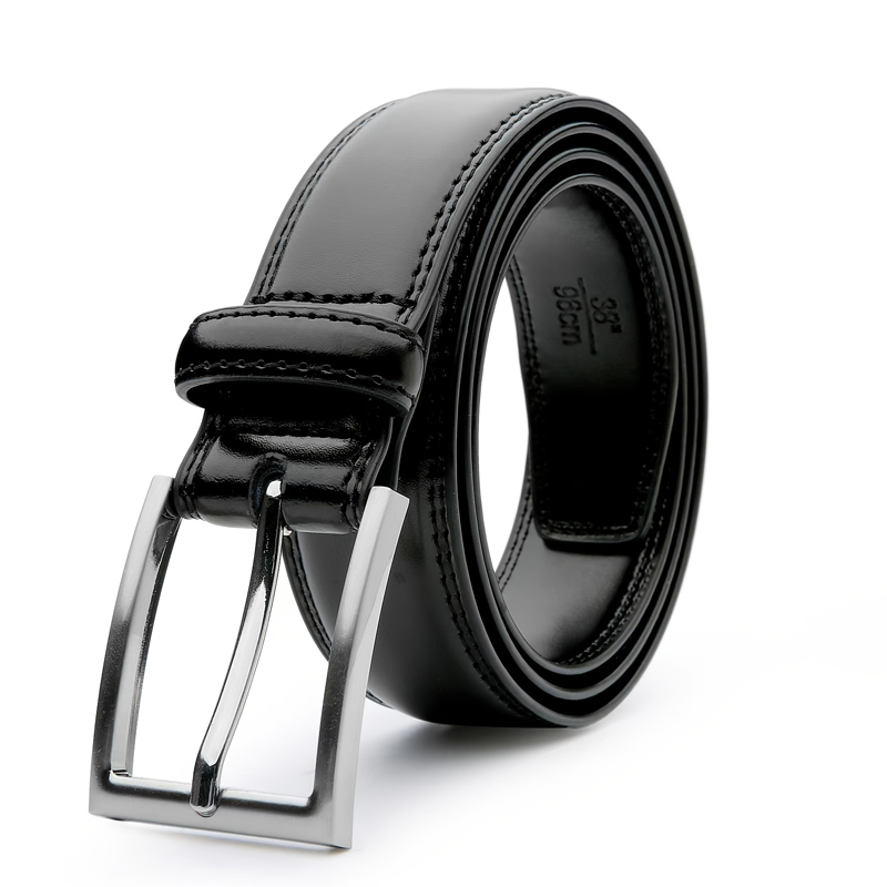 Ceinture cuir femme 100cm boucle simple jeans travail