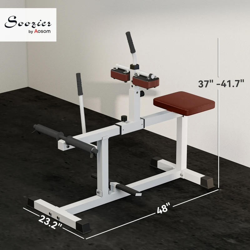 Soozier Appareil mollet acier ajustable brun