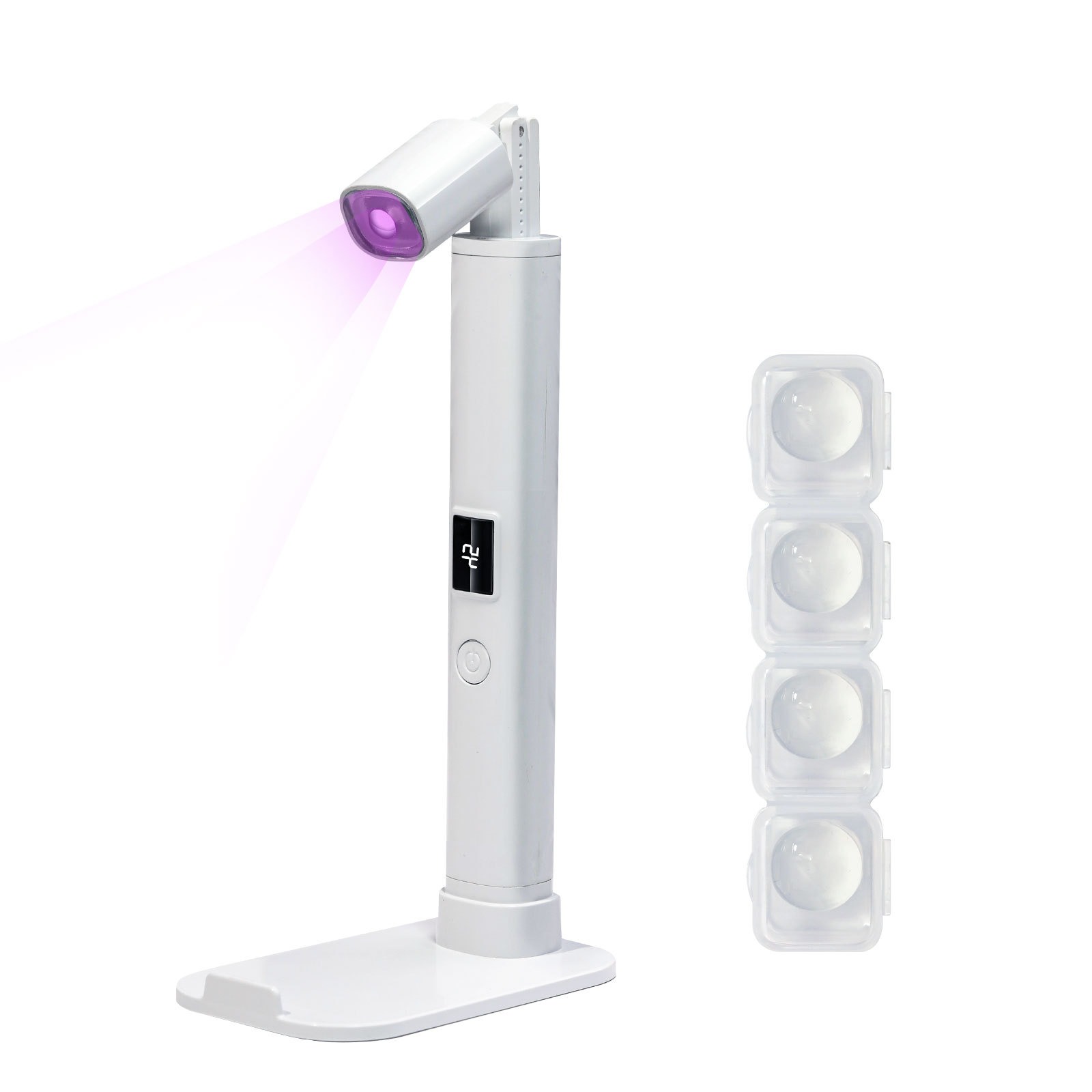 Lampe LED UV Ongles Gel Portable Pliable Écran