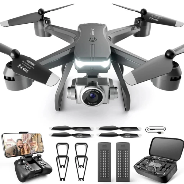 Drone V14 professionnel 2026 6K double caméra 2 batteries