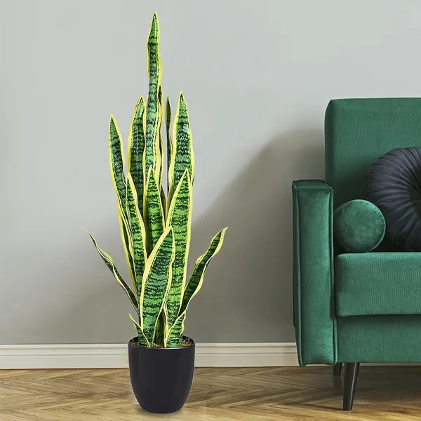 Plante artificielle serpent intérieur/extérieur 35,5"