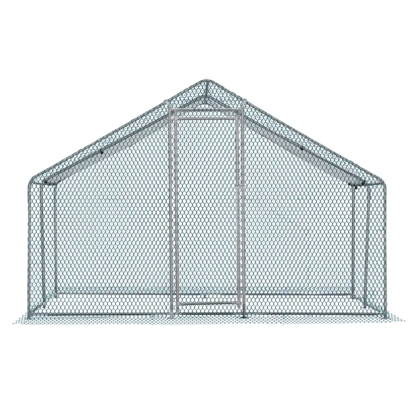 Poulailler métal 10x10 ft cage marche imperméable