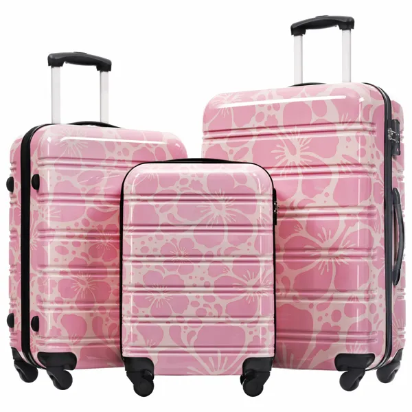 Ensemble valises 3 pc spinner TSA 20"+24"+28" léger