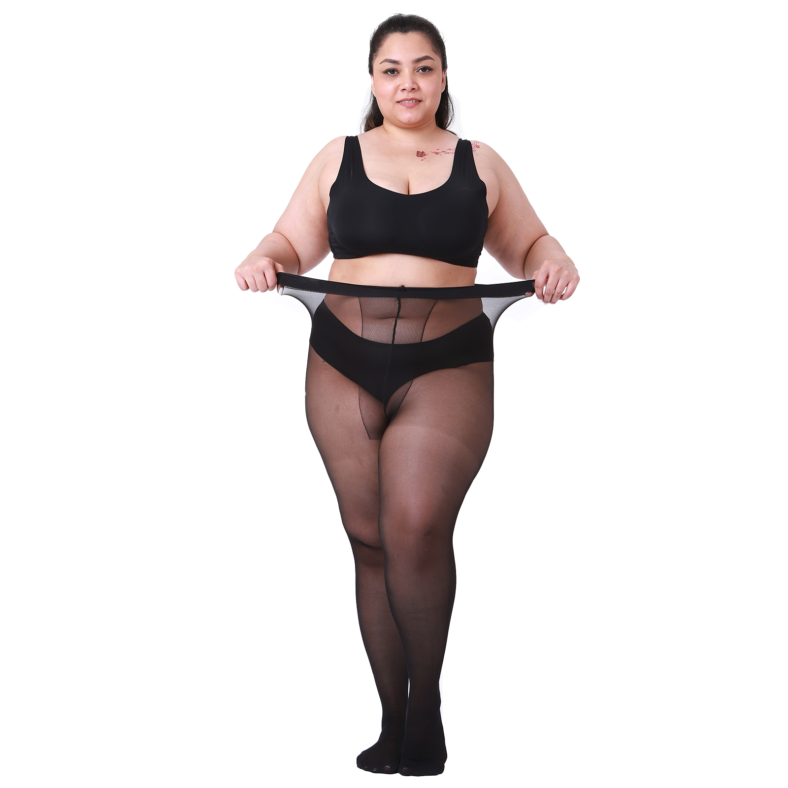 3 paires collants 30D échancrure T femmes ultra-doux