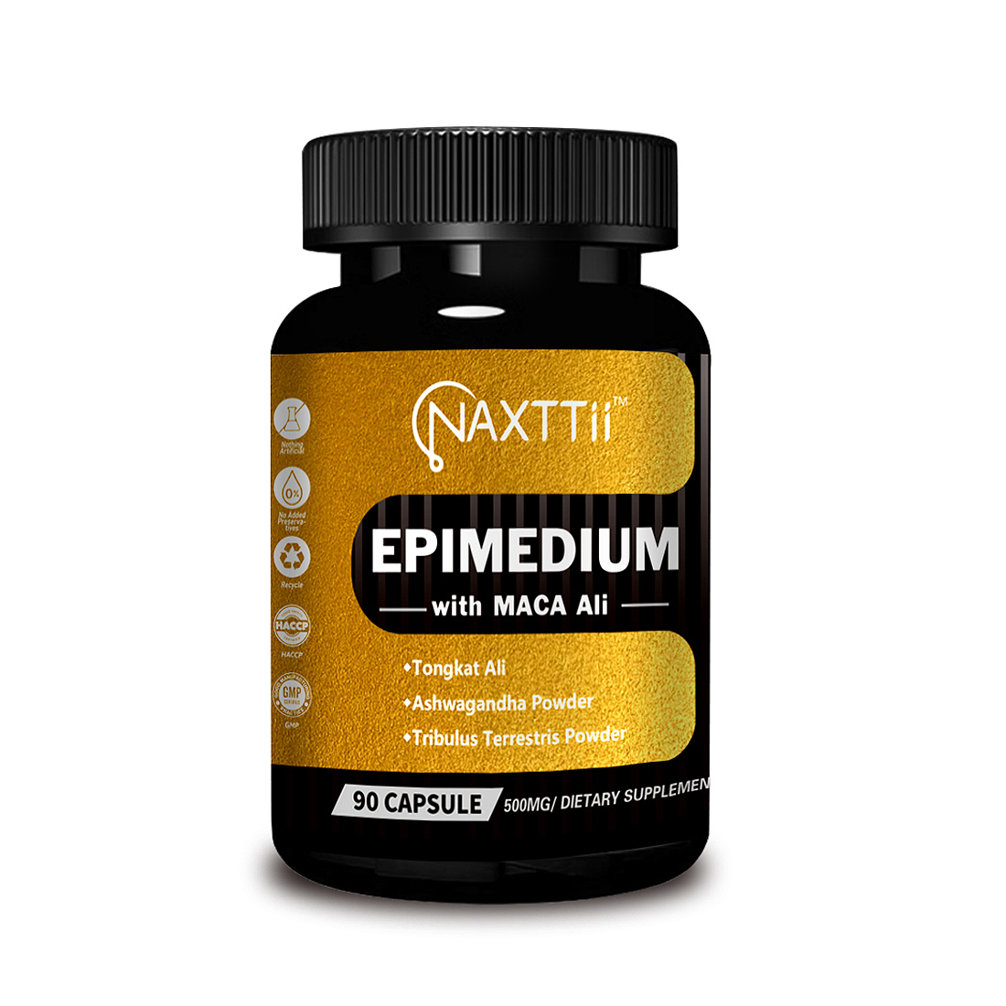 EPIMEDIUM Poudre Maca, Tongkat Ali, Tribulus Terrestris 90 caps 500mg
