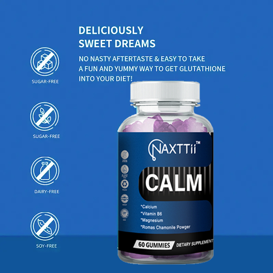 CALM Gommes vitamine B6 sommeil mélange baies sans OGM