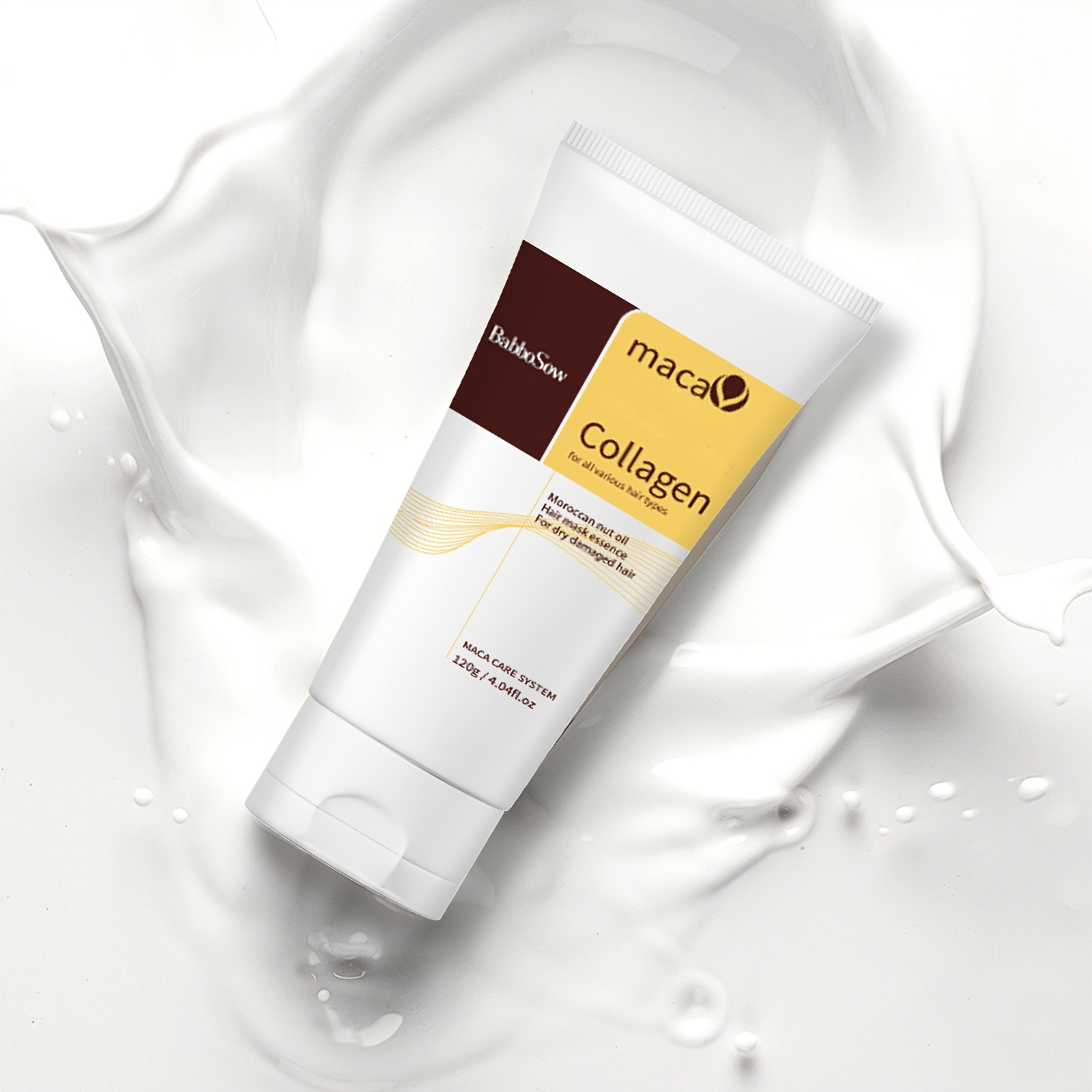 Masque capillaire collagène sans chaleur réparation profonde