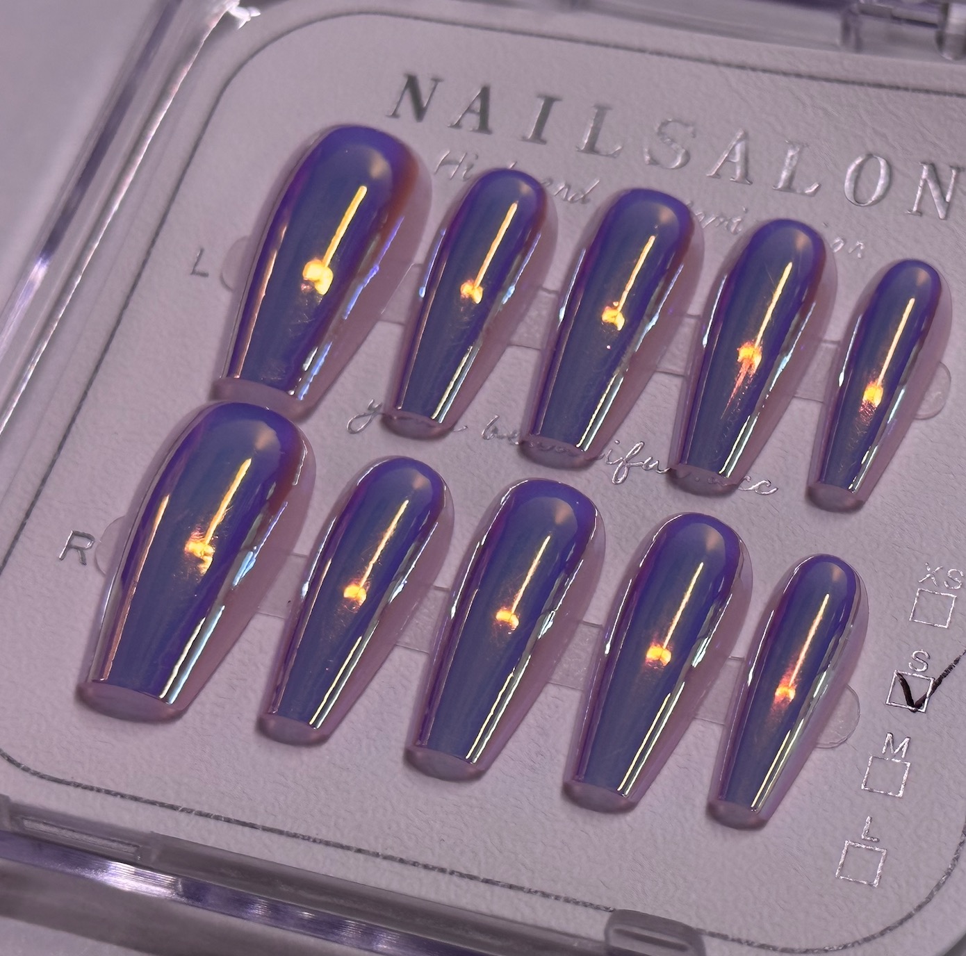 Ongles à coller J019