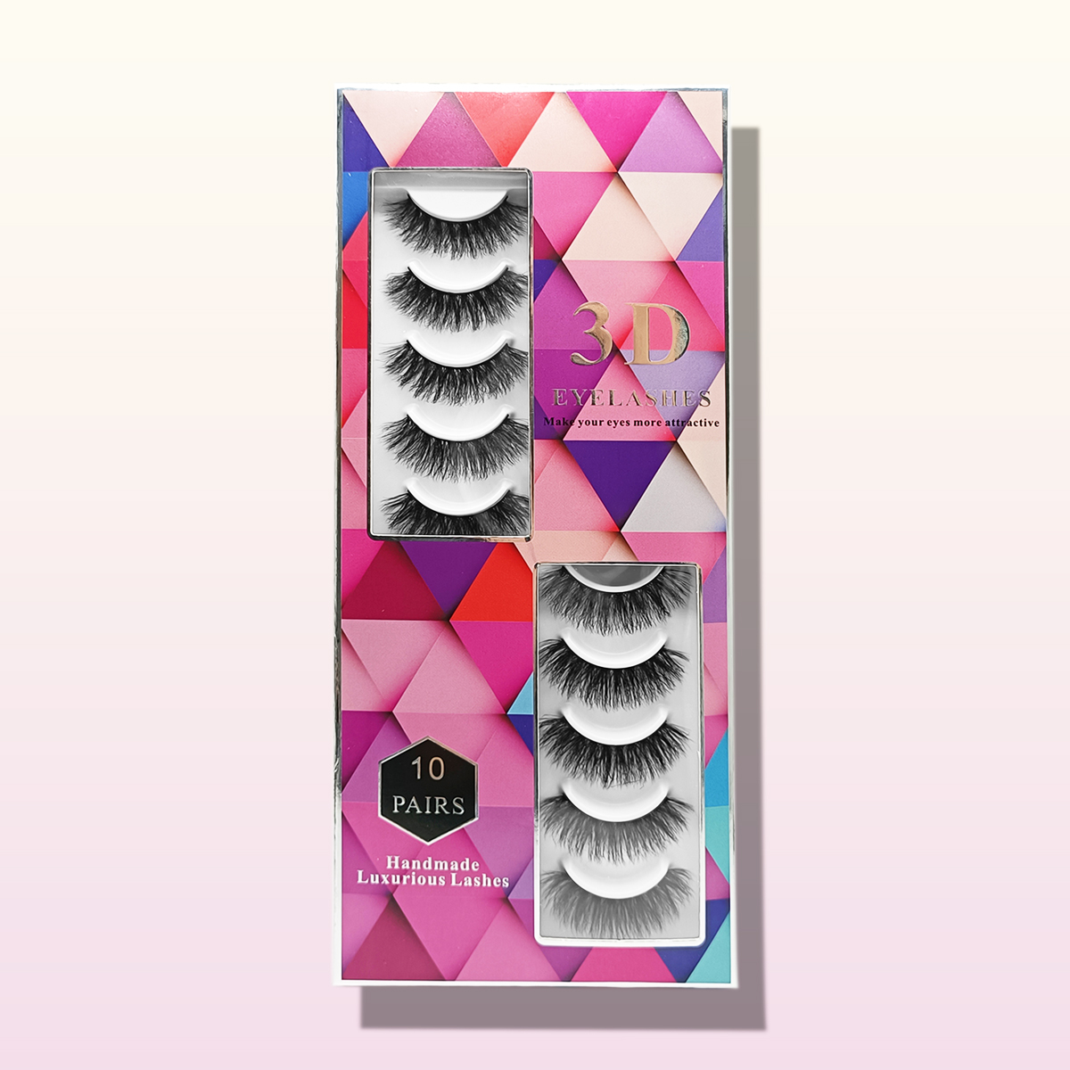 Faux-cils vison 3D premium MK-62