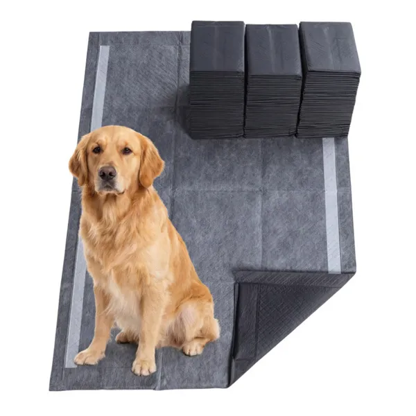 Coussinets absorption chien 150x 35,5"x24", 6 couches contrôle odeurs