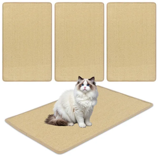 Tapis griffoir sisal naturel 4 packs 32 x 20 po