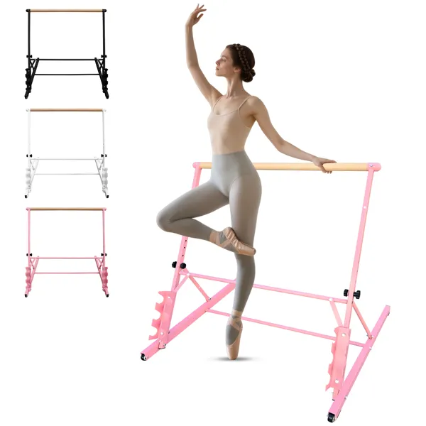 Barre ballet bois 3,5pi réglable 31,5-39,5 po